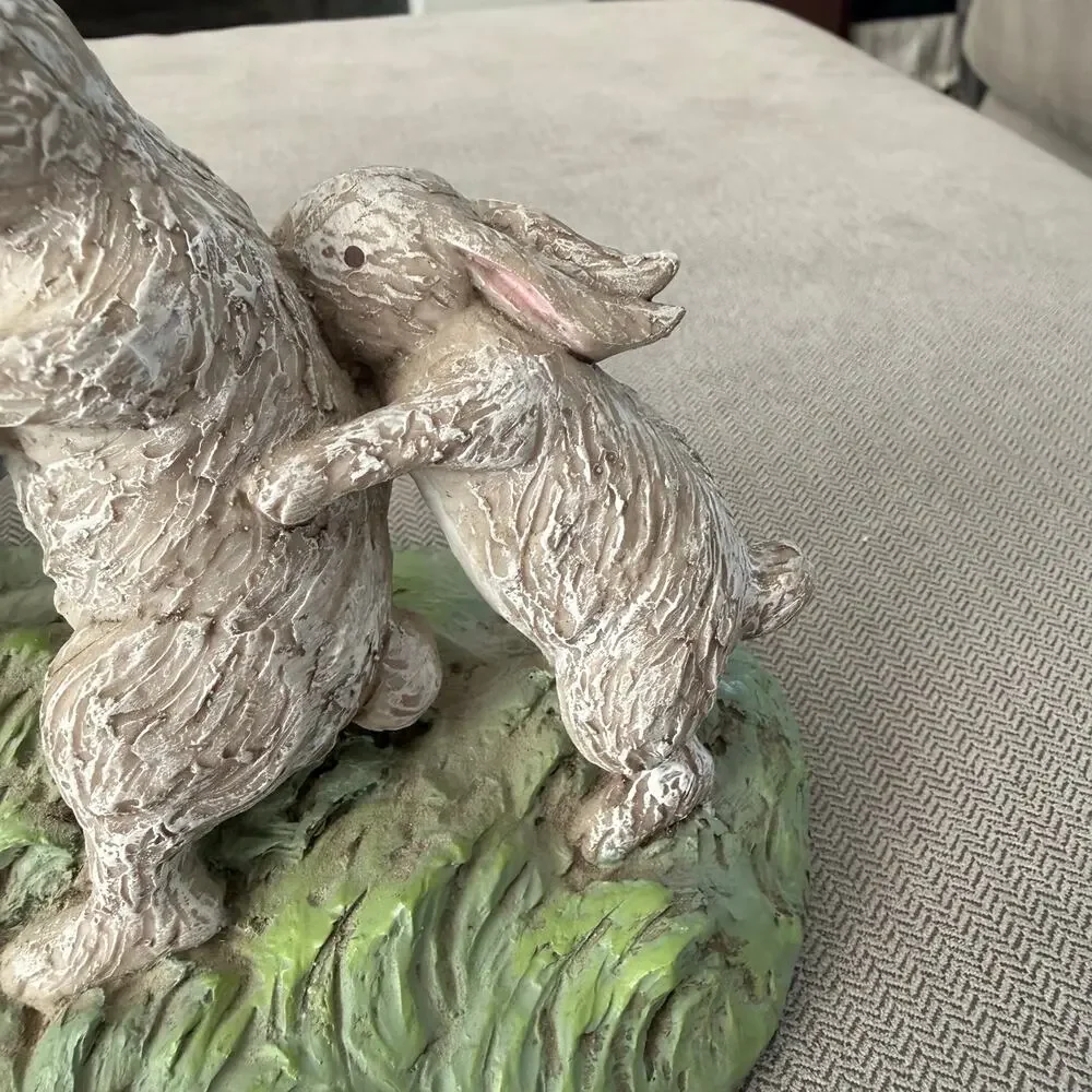 Disney Winnie the Pooh & Christopher Robin Bookends with Rabbit Friends